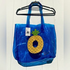 BETSEY JOHNSON Pineapple ‘Float in a Tote’ - Blue